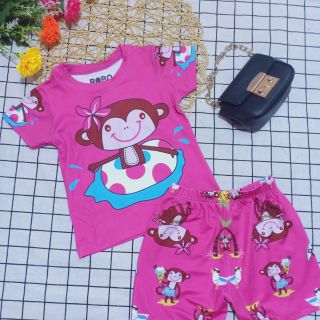 Bộ 3d bé gái size 10-25kg, thun cotton lạnh mềm mát.....................................................................