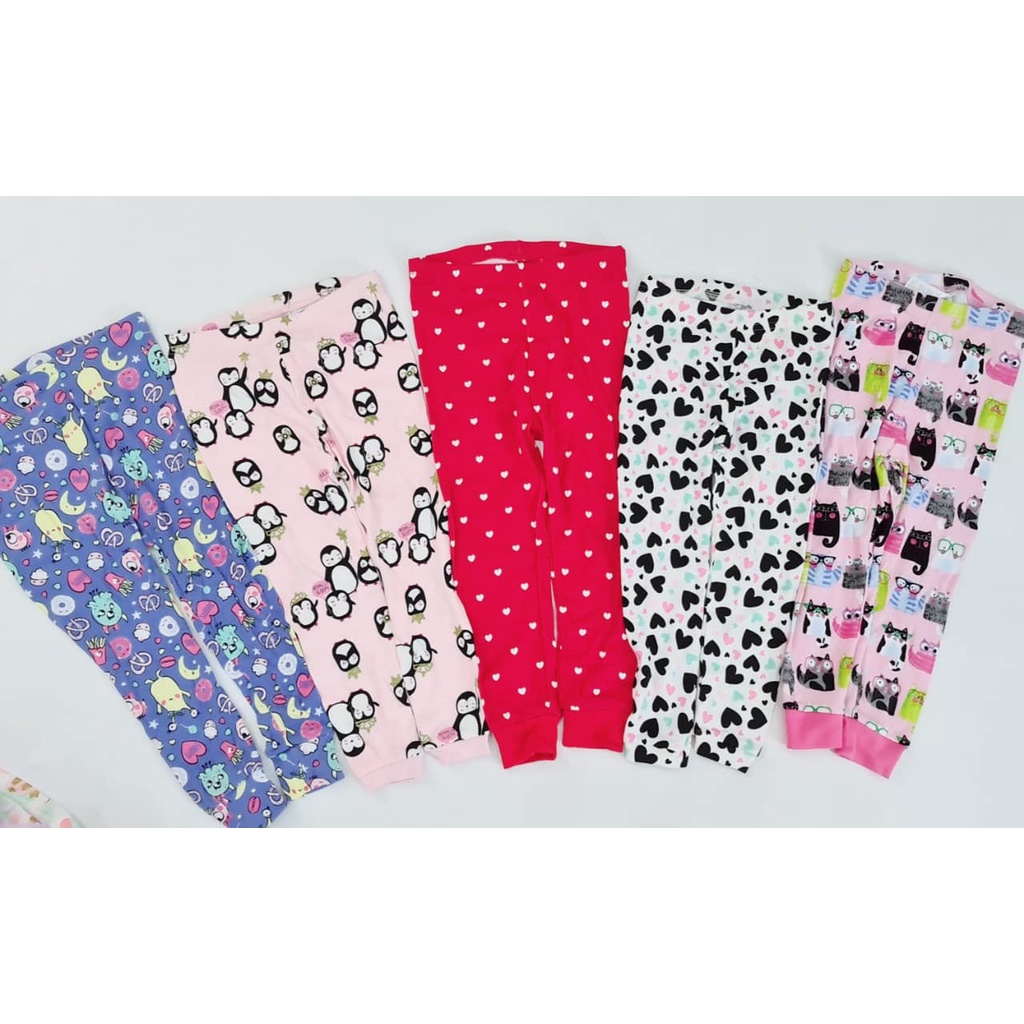 Hàng xuất dư - Set 4 quần legging bé gái