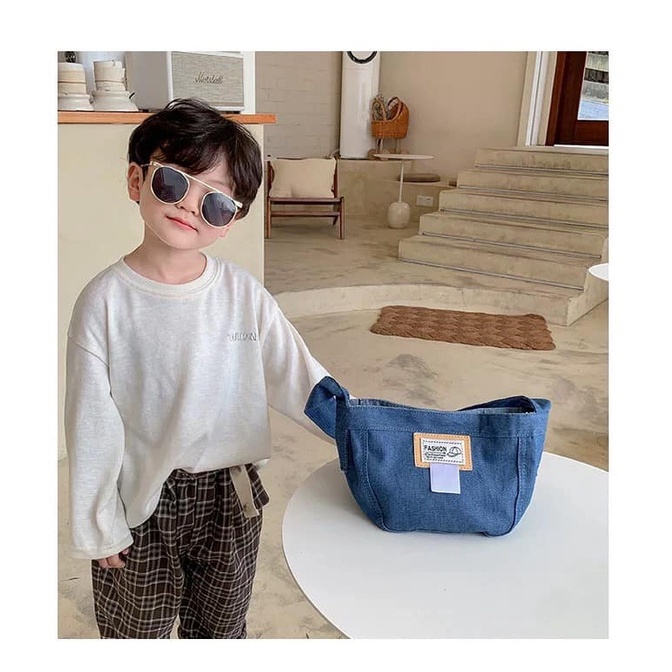 Túi vải FASHION Hàn Quốc siêu cute phù hợp bé trai bé gái