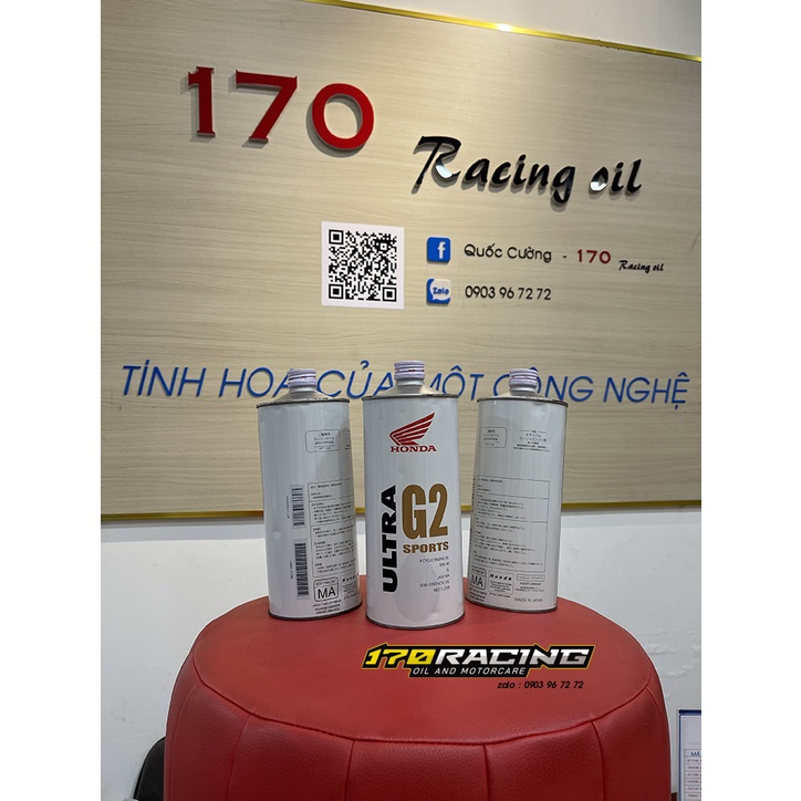 Nhớt Xe số, xe côn HONDA ULTRA G2 SPORTS 4T SAE 10W40 Dung Tích 1000 ML Nhập Khẩu Nhật Bản