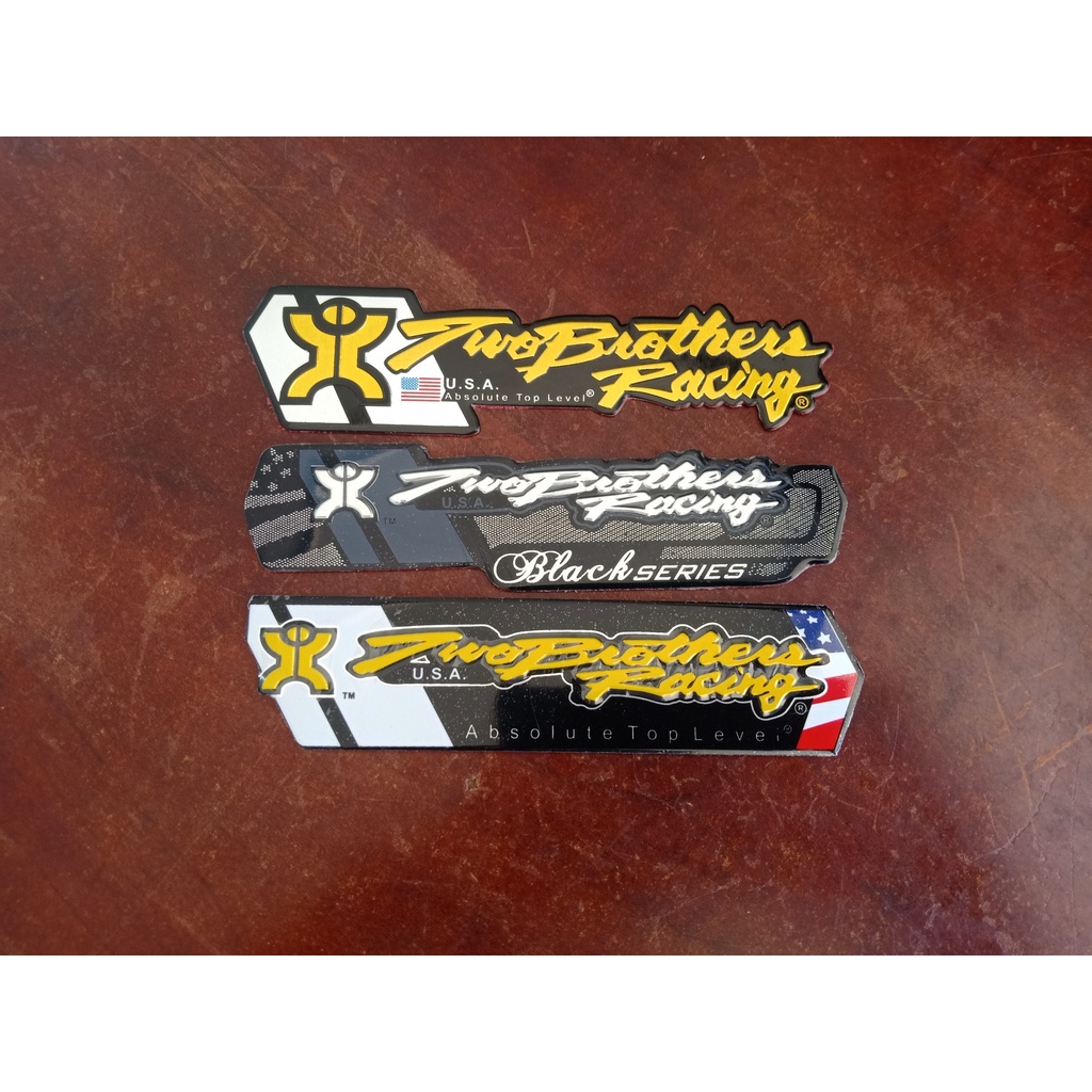 Tem nhôm dán Pô xe Two Brother Racing