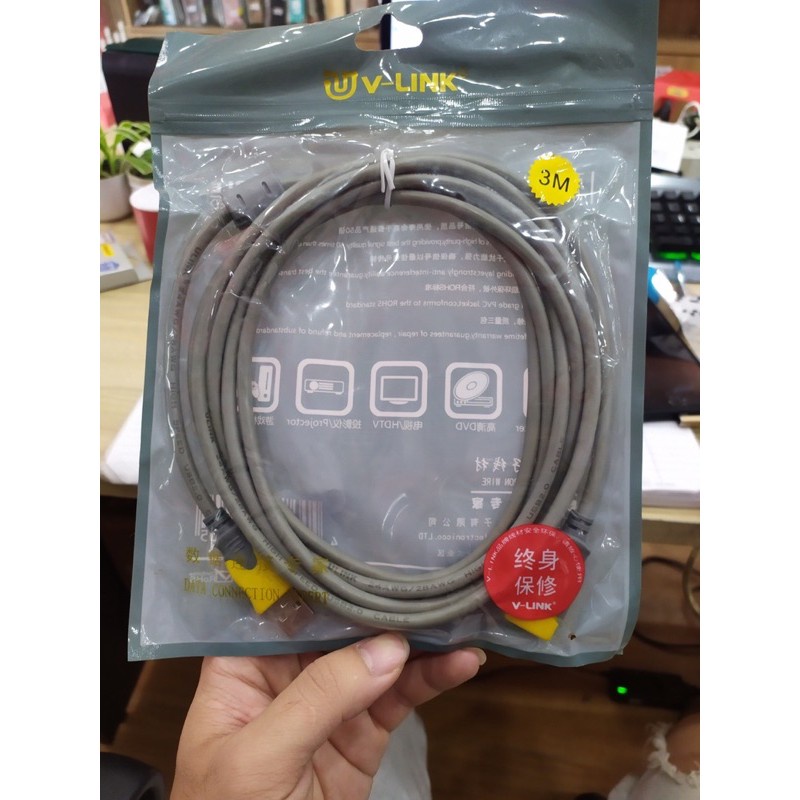 Dây máy in USB kết nối máy in với máy tính  XỊN V-LINK CHỐNG NHIỄU-Cable USB máy in-Dây cáp usb máy in