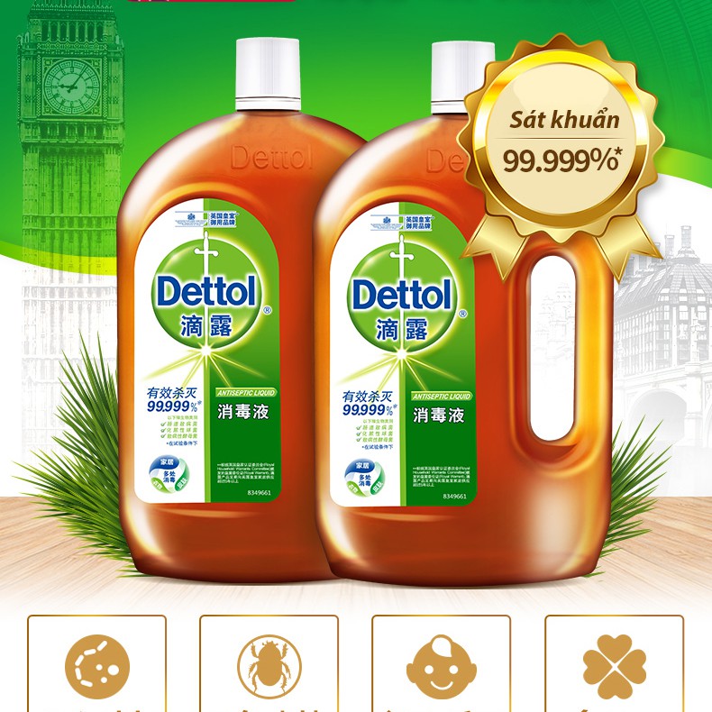 Dung Dịch Sát Khuẩn Dettol 1800ml Mã: DD0001