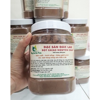 Bột cacao đaklak nguyên chất - loại 1 bao ngon - chuẩn hàng đaklak - hũ 500gram