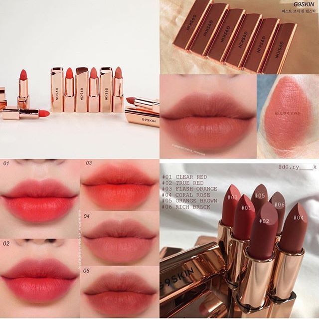 Son Thỏi Siêu Mịn Môi G9Skin First V-Fit Lipstick 3.5g