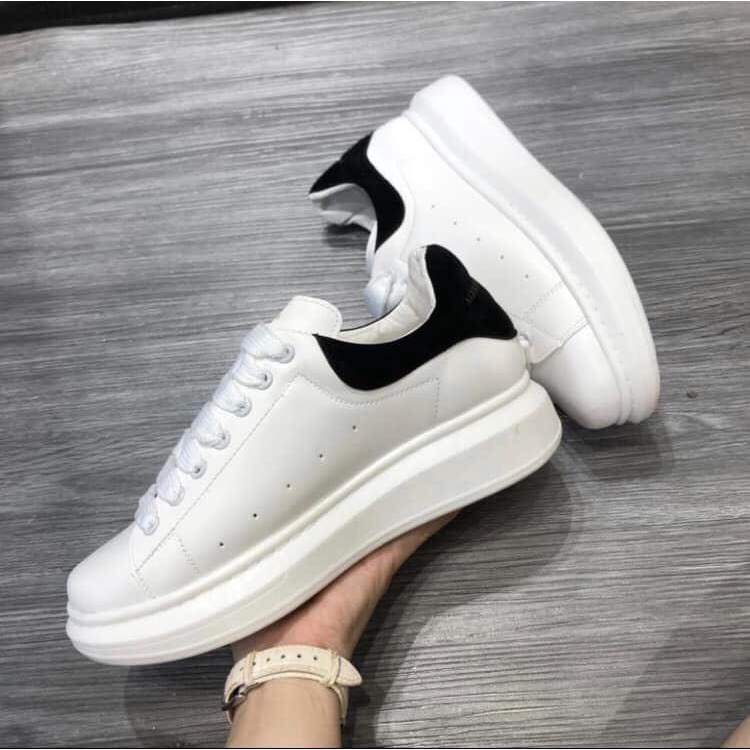 shopgiaykiencuongGiày thể thao Mcq Trắng, Giày MC Queen Tăng Chiều Cao 5cm Đủ Size Nam Nữ