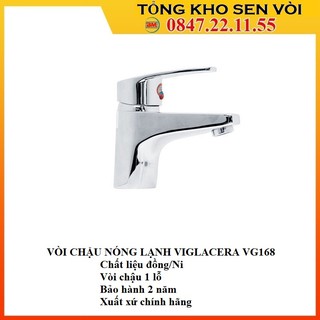 Vòi chậu lavabo nóng lạnh 1 lỗ Viglacera VG168 (VG-168)