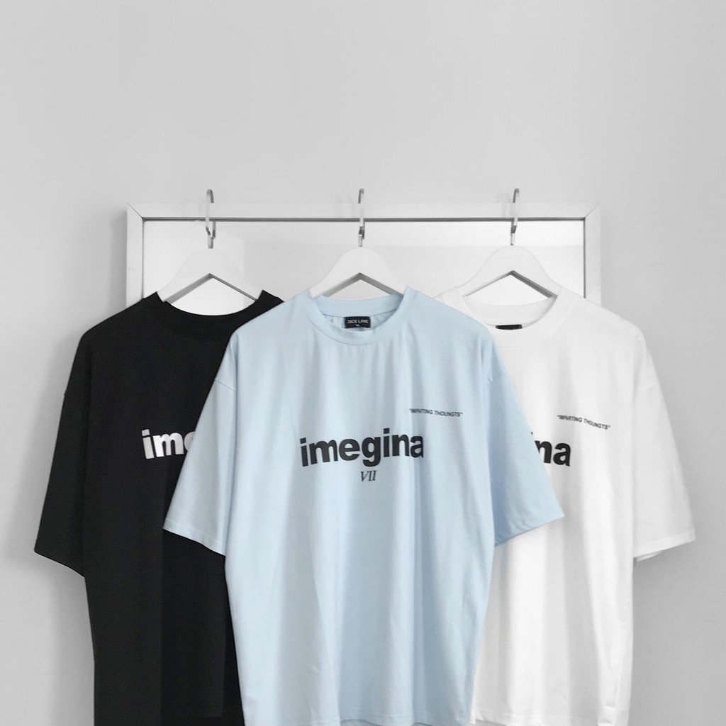 Áo phông Oversize Imegina, JACKLANE , Áo cộc tay Unisex Jack Lane