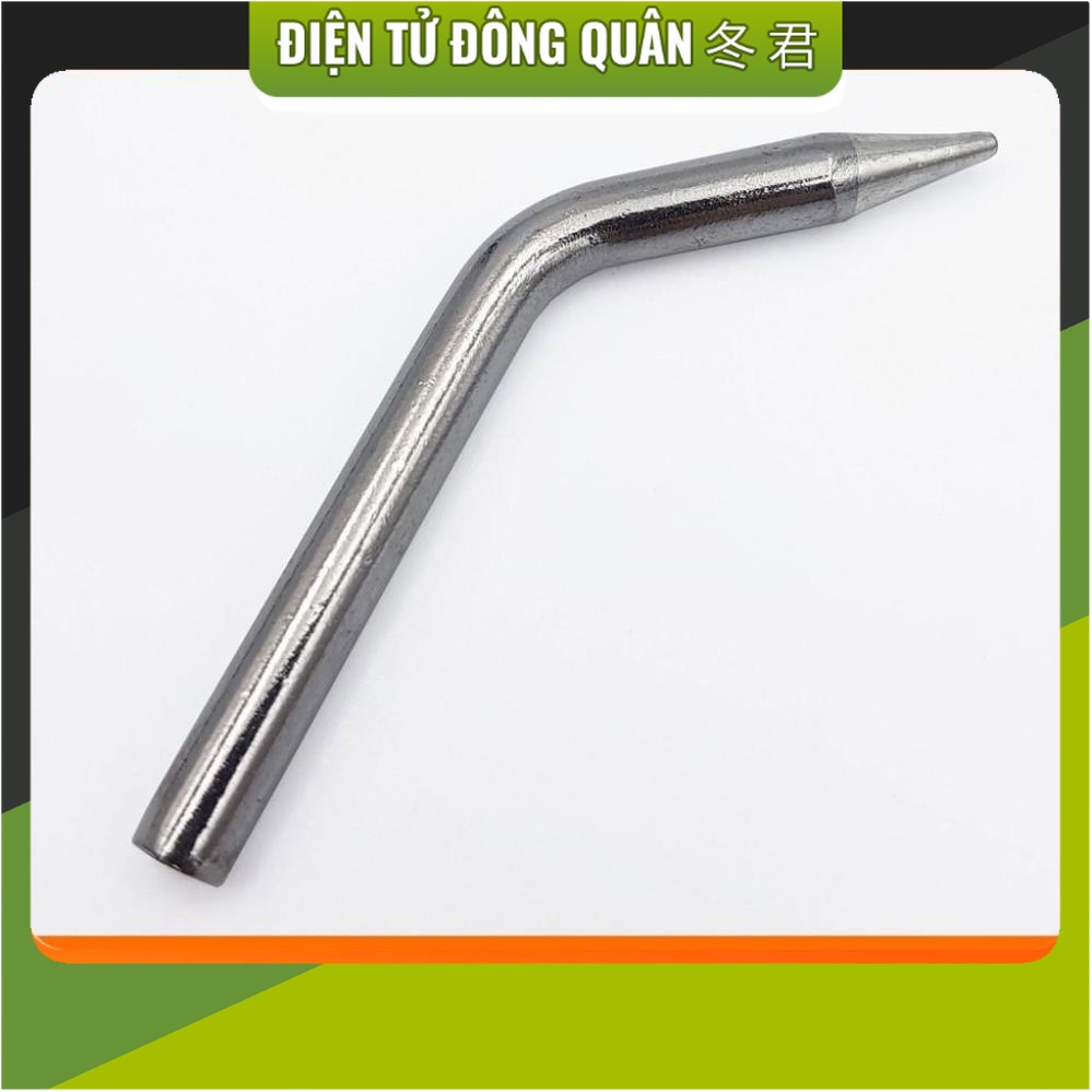 Đầu mỏ hàn cong 60W Thích hợp hầu hết các mỏ hàn 60W-80W thông thường Đường kính: 5.4 mm-Đường kính mũi hàn: 1.2mm