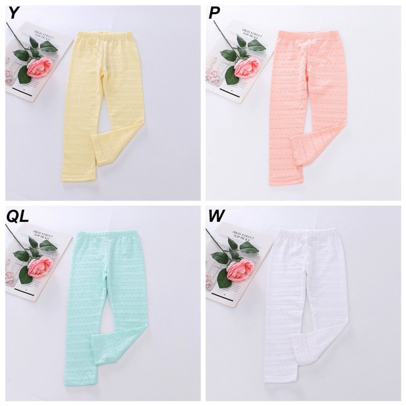 Quần Cotton Dài Chống Muỗi Cho Bé Gái