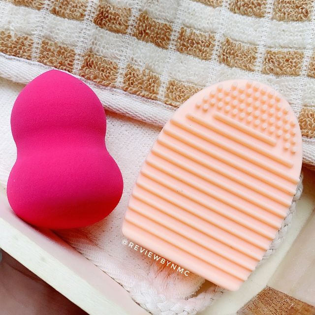 🥰🥰Bông Phấn Hồ Lô Tán Kem nền + Kèm pad silicon rửa cọ Close Skin Power Puff