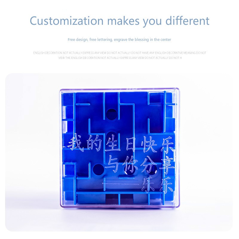 Khối mê cung đồ chơi 3d hỗ trợ luyện tập trí não và sự tập trung cao độ thích hợp cho bé