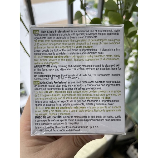 Kem dưỡng Bielenda Super Power Mezo Skin Clinic trắng da chống lão hoá mờ thâm nám giảm mụn 50ml