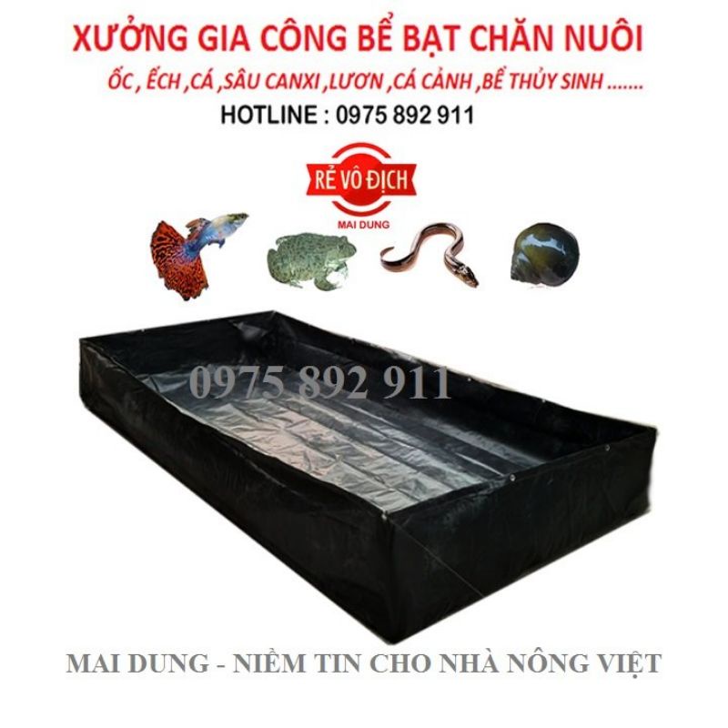  Bể bạt nuôi ốc , ếch cá - loại HDPE