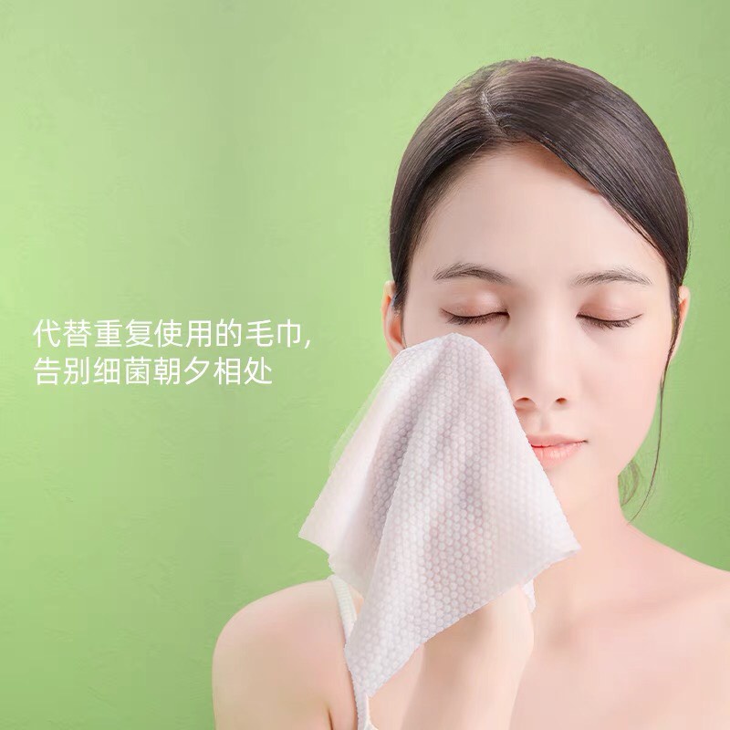 Khăn lau mặt khô tẩy trang đa năng ANIMERRY COTTON cao cấp