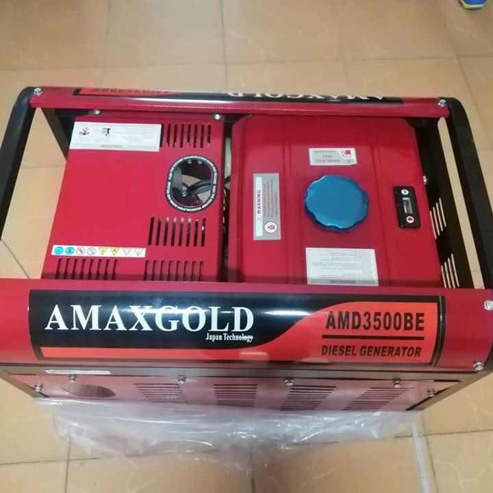 Máy Phát Điện Chạy Dầu 3Kw AmaxGold AMD3500BE