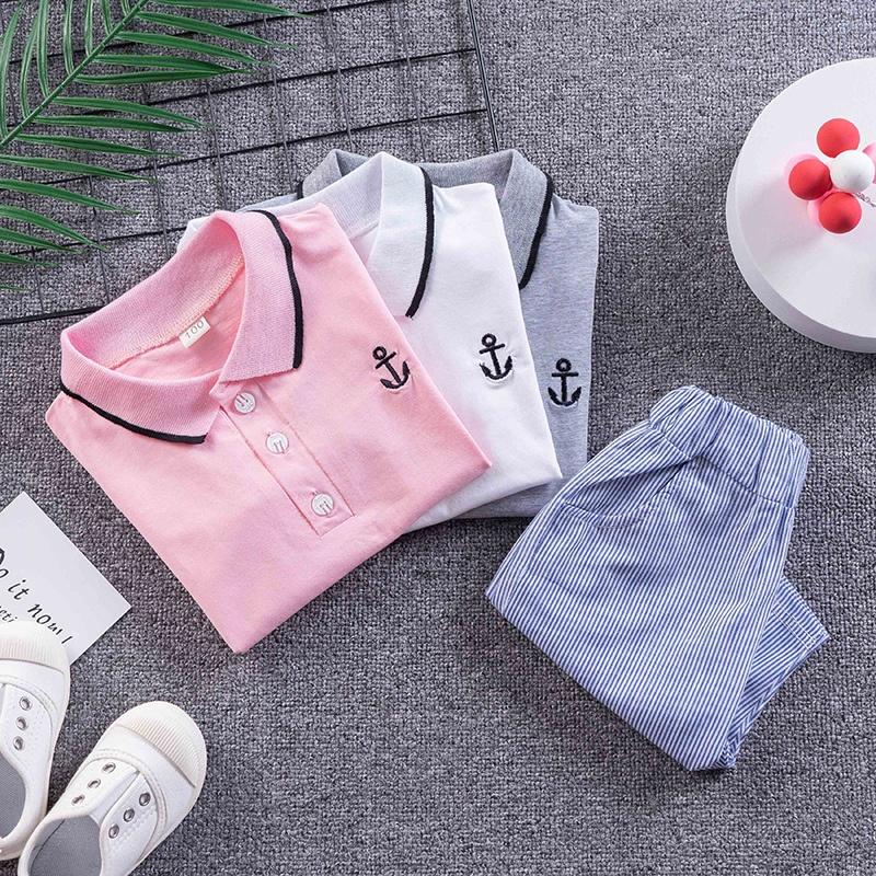 Set áo thun tay ngắn và quần short thời trang cho bé trai