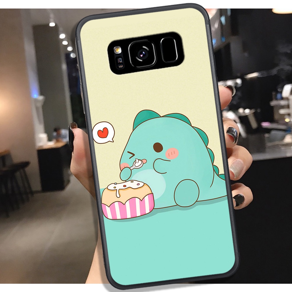 [HOT]ỐP SAMSUNG S8 - S8 PLUS - S9 - S9 PLUS , IN HÌNH KHỦNG LONG CHIBI SIÊU DỄ THƯƠNG.