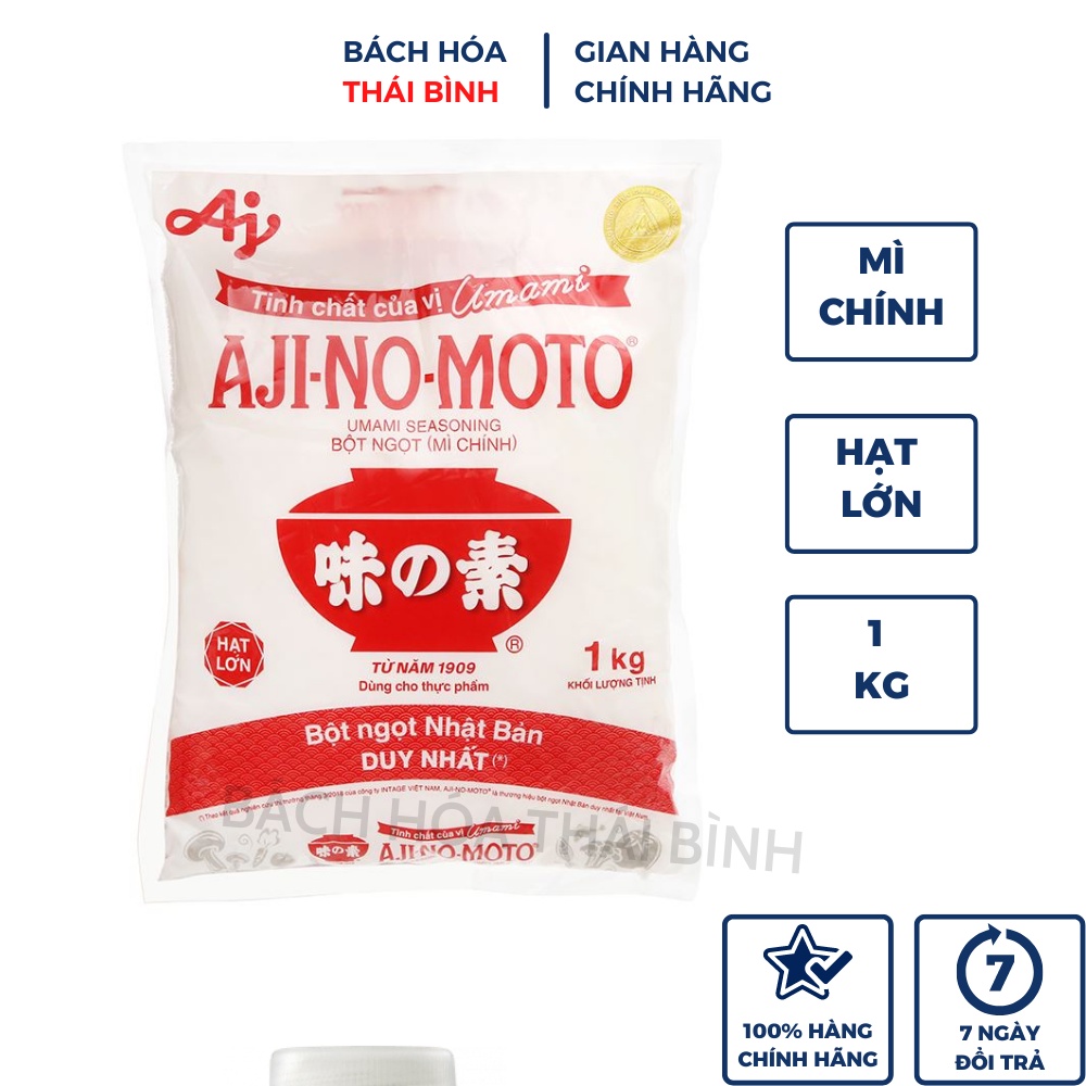 Mì Chính Bột Ngọt Ajinomoto hạt lớn gói 1kg