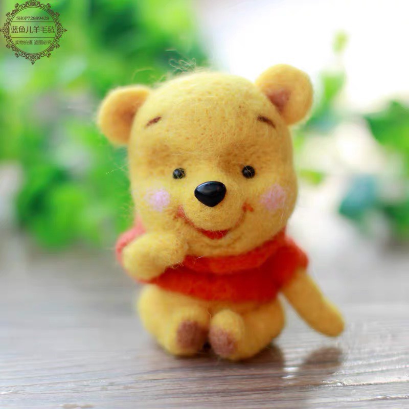 Len Chọc Handmade, Bộ Kit Len Chọc Gấu Pooh