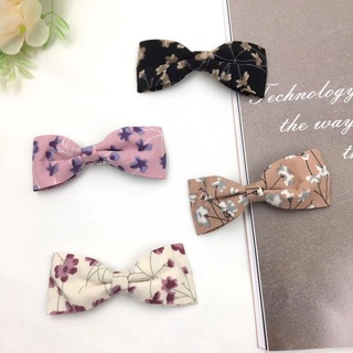Kẹp Tóc Hình Nơ Bằng Vải 10cm Thanh Lịch Cho Nữ