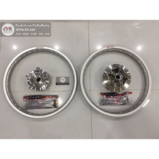 Bánh căm RCB EX150 - Đùm crom - niềng RCB 1.4 - 1.6 chính hãng - căm osaki