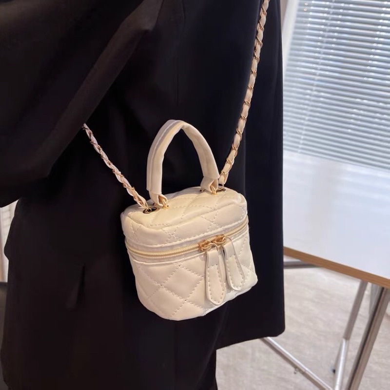 Túi đeo chéo nữ hình hộp mini thời trang sành điệu