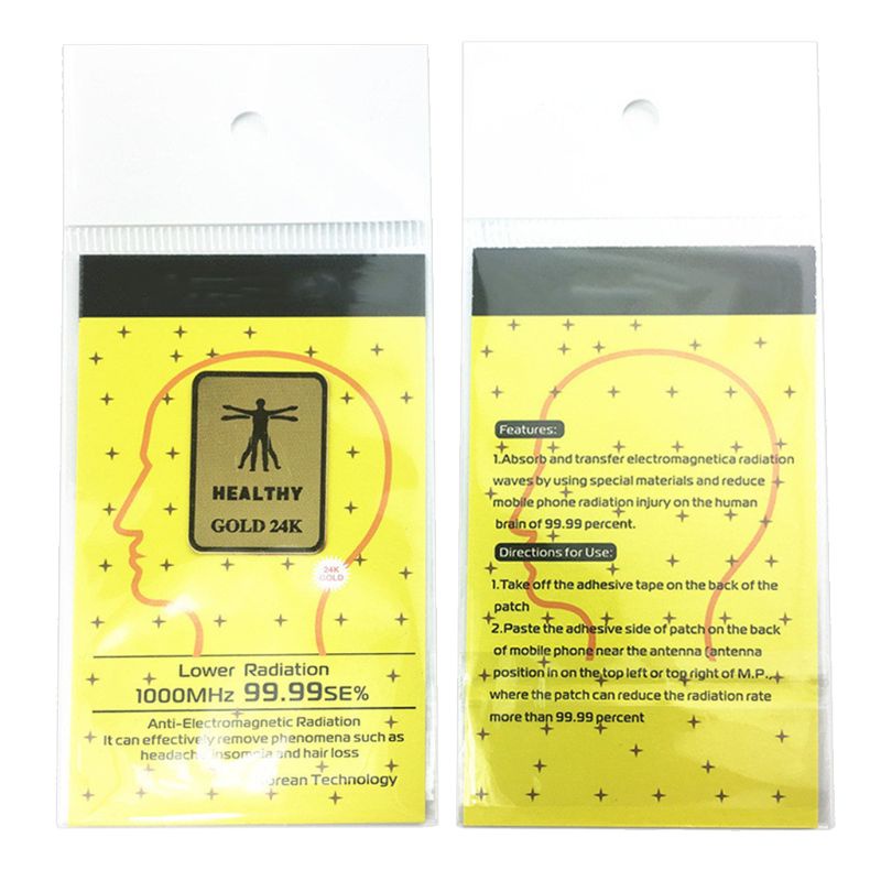 Miếng Dán Bảo Vệ Máy Trung Tính Mạ Vàng 24K 5G Bảo Vệ Cho Hầu Hết Các Loại Điện Tử 5G