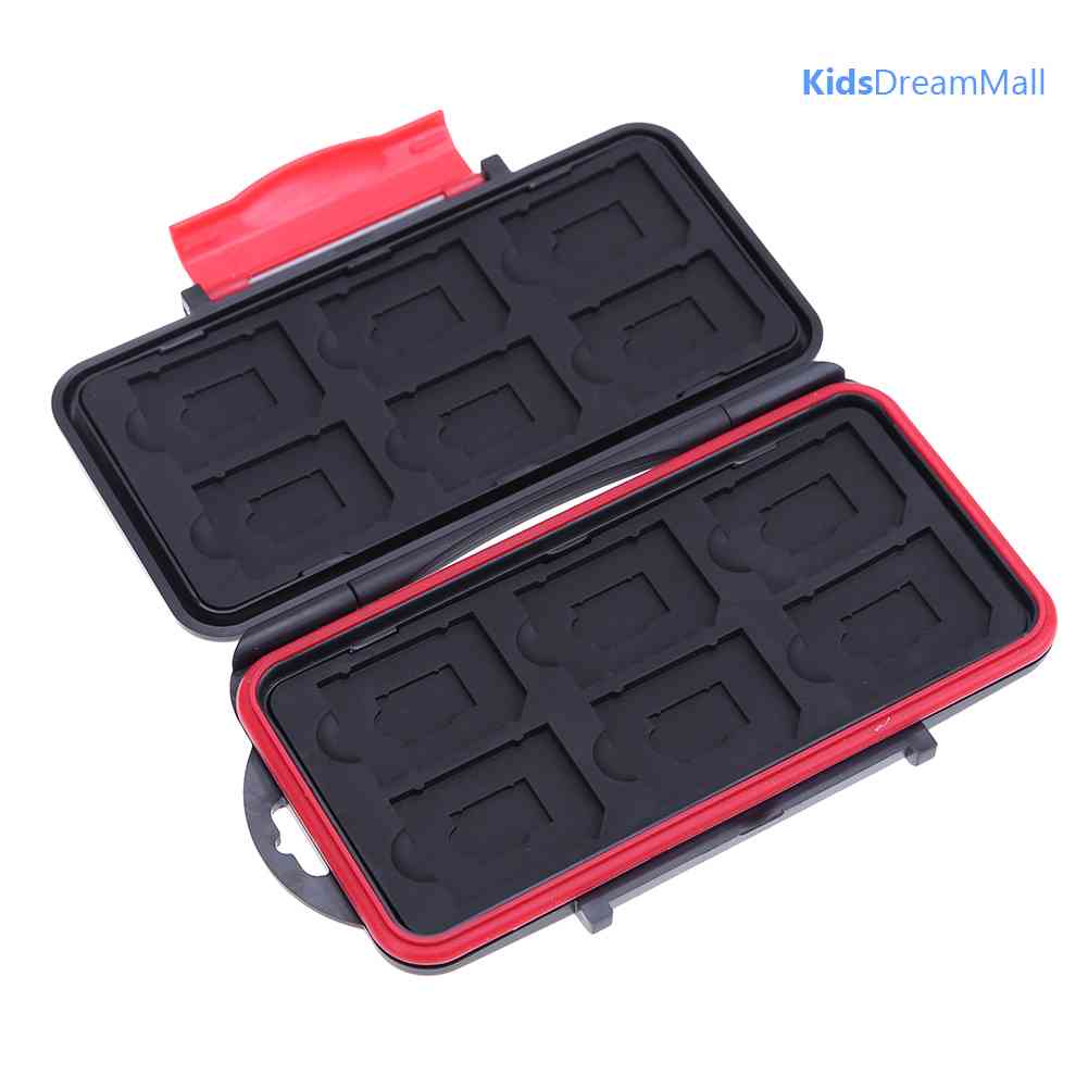 Hộp Đựng Thẻ Nhớ 12 Ngăn Chống Sốc Tiện Lợi