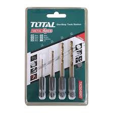 Bộ mũi khoan kim loại đuôi lục giác 4 chi tiết Total TACSD4041