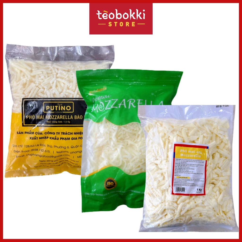 [SHIP HCM] Phô mai Mozzarella bào sợi 1KG