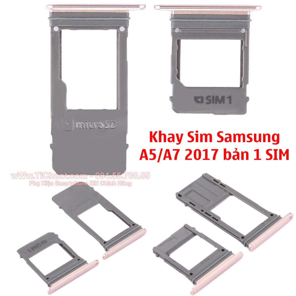 [Chính Hãng] Khay sim Samsung A5 2017/ A7 2017 ZIN A520 A720