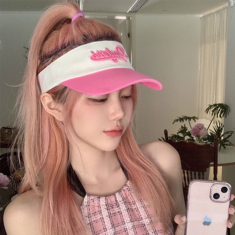 Nón Lưỡi Trai Nửa Đầu Thêu Chữ Thời Trang Hàn Quốc