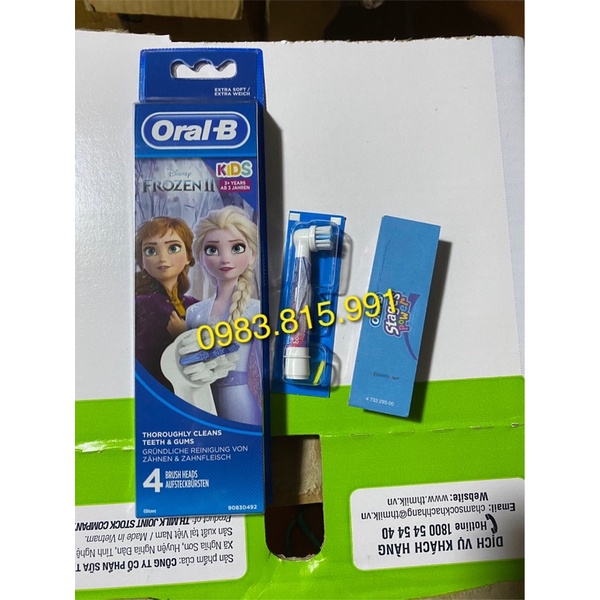 01 Đầu bàn chải oral B Em bé