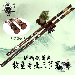 Marcos Shepherd Xiao Zhang Yu Nhạc Cụ Sáo Ba Phần Chuyên Nghiệp Zizhu Sáu Lỗ
