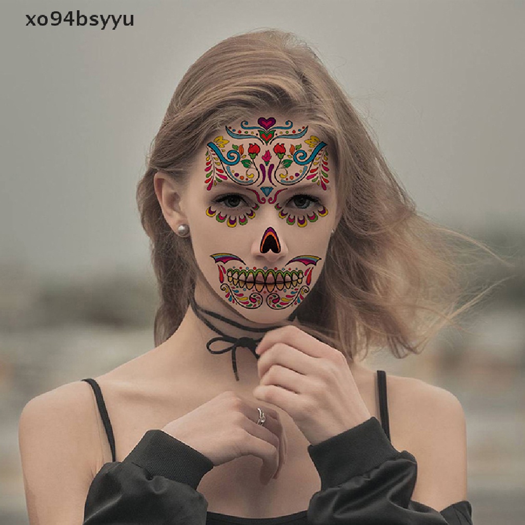 1 Tờ Hình Xăm Dán Mặt Và Cơ Thể Chủ Đề Halloween xo94bsyyu 2023