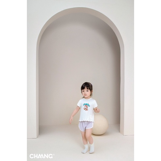 Chaang bộ cộc tay Chaang Active cho bé gái SS22D04