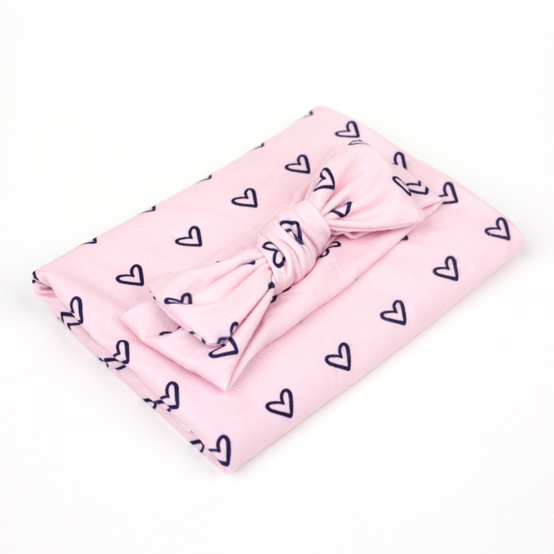 Chăn Quấn Bé Sơ Sinh Bằng Cotton Mềm Mại In Họa Tiết Xinh Xắn