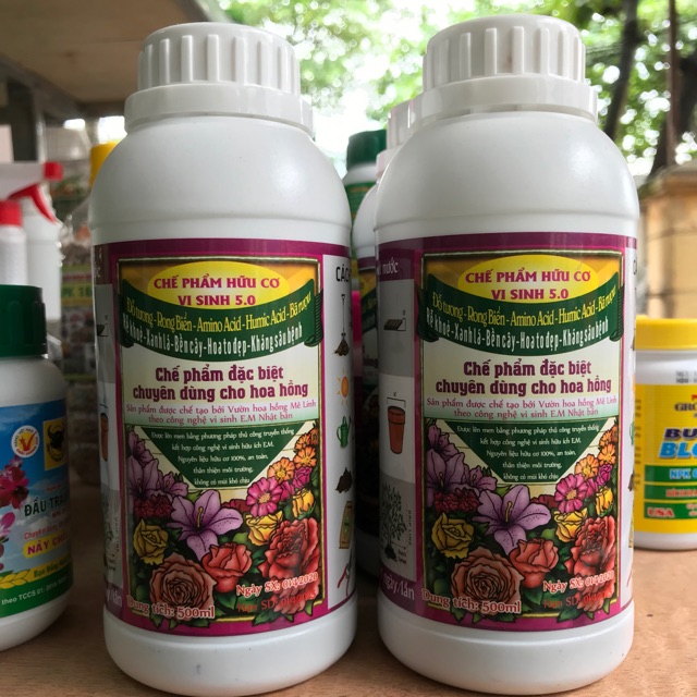 Chế phẩm hữu cơ vi sinh- Chuyên dùng cho hoa Hồng