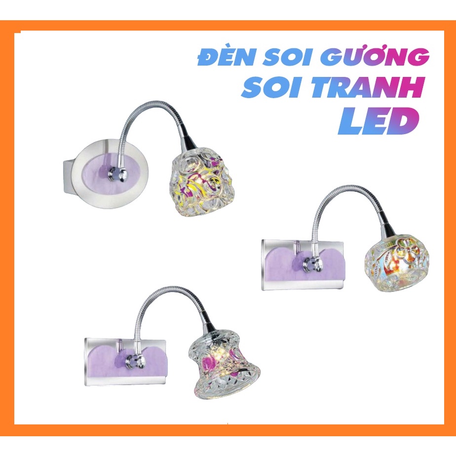 Đèn Soi Tranh - Đèn Soi Gương Đơn NLNS 24