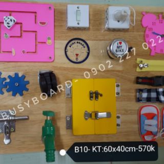 B10- busy board- bảng bận rộn cho bé