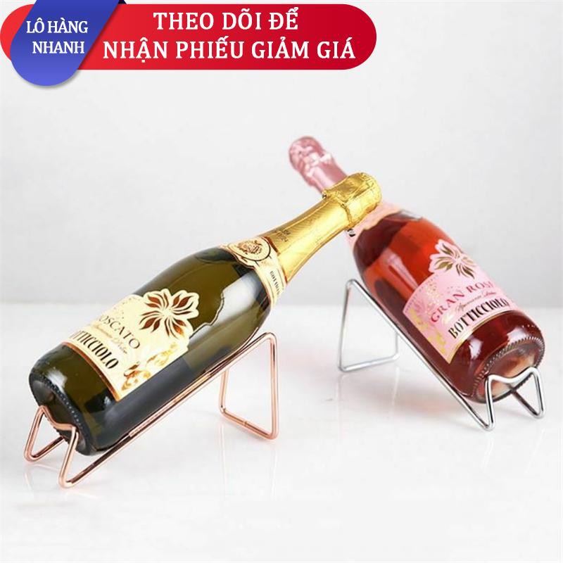 ✷✵Giá Treo Trưng Bày Chai Rượu Vang Bằng Sắt Phong Cách Châu Âu