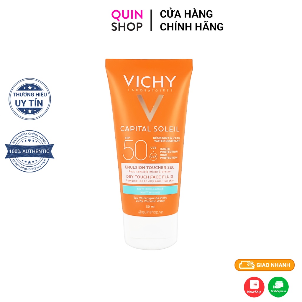 Kem Chống Nắng Vichy Ideal Soleil Velvety Face Sun Cream SPF 50+