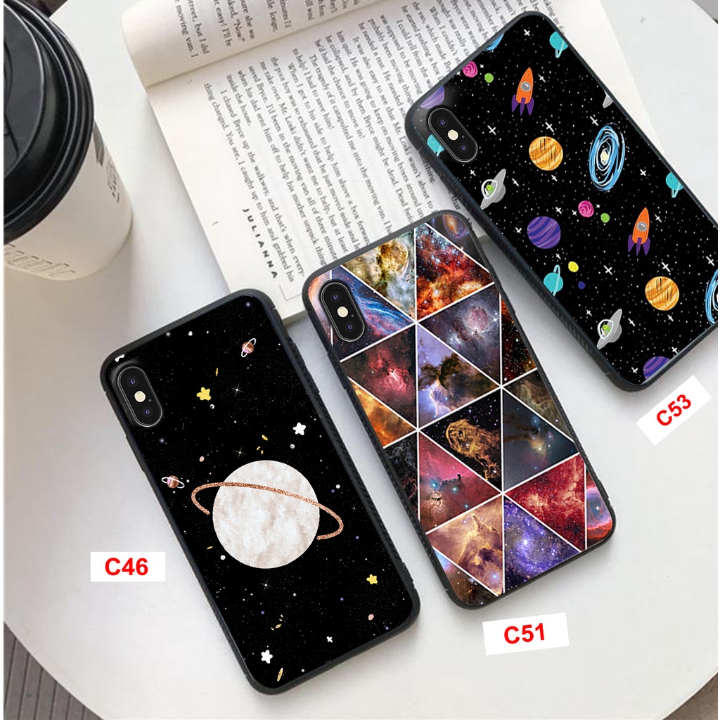 Ốp Lưng Iphone X/Xs - Xr - XsMax  In Hình Họa Tiết Bầu Trời Vũ Trụ