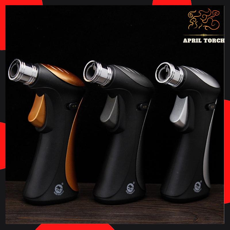 Bật-Lửa Khò Cầm Tay Xài Gas Lửa Khò Tia Cao Cấp Cầm Tay MF 265-Tích Hợp Khóa Giữ Lửa-Van Khóa An Toàn (nhiều màu)
