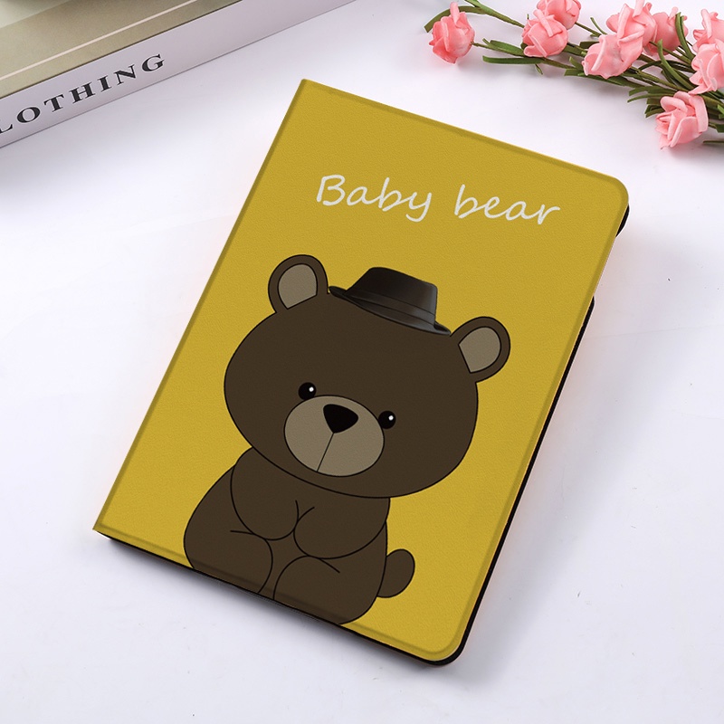 Bao da máy tính bảng họa tiết hoạt hình cho ipad 2021 9 th gen 10.2 mini 6 8.3 inch pro 11 air 4 10.9 pro 9.7 ốp
