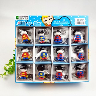 Tẩy Bút Chì Hình Siêu Nhân Superman Ngộ Nghĩnh
