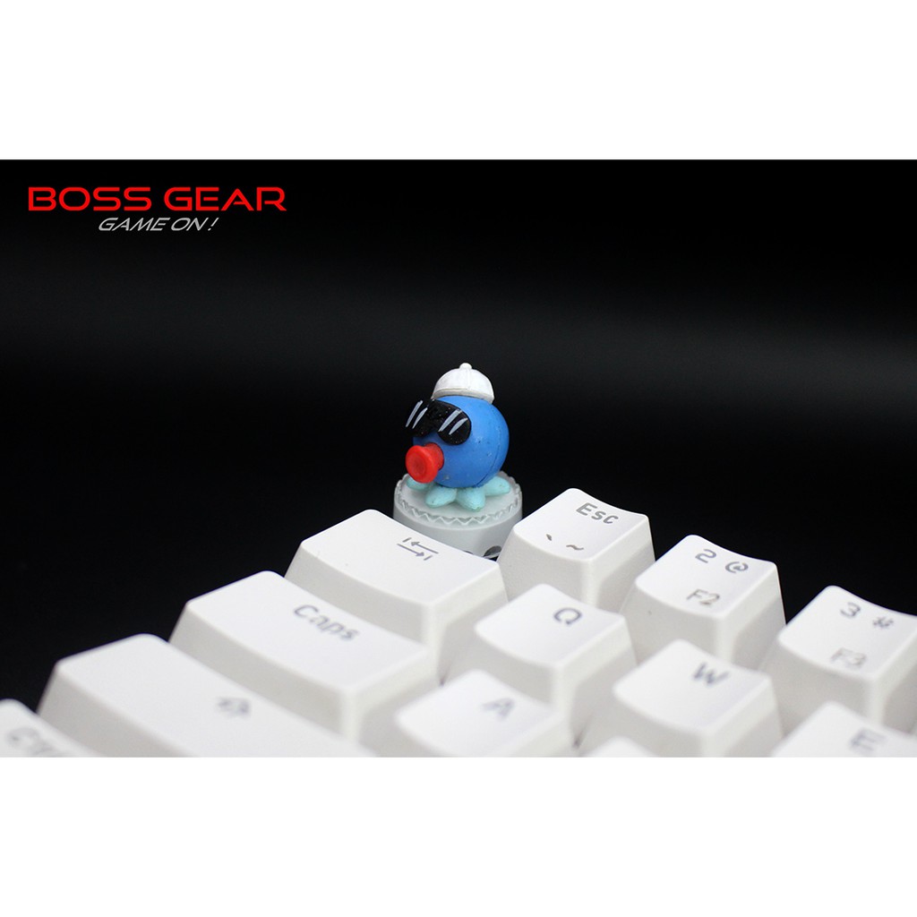 Keycap lẻ hình bạch tuộc hip hop ngộ nghĩnh siêu dễ thương( Keycap Artisan )