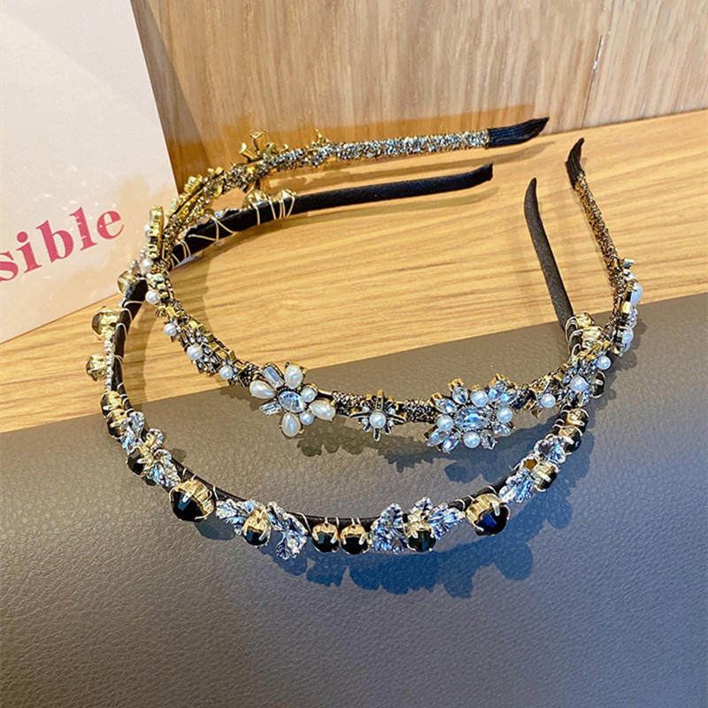 Cài tóc đính ngọc trai giả phong cách retro Hàn Quốc cho nữ