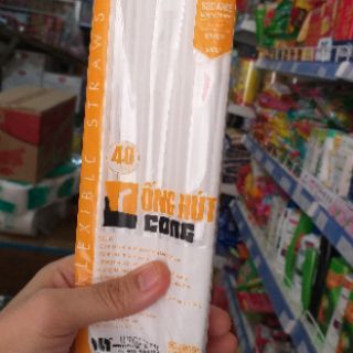 Ống Hút Cong 40 ống